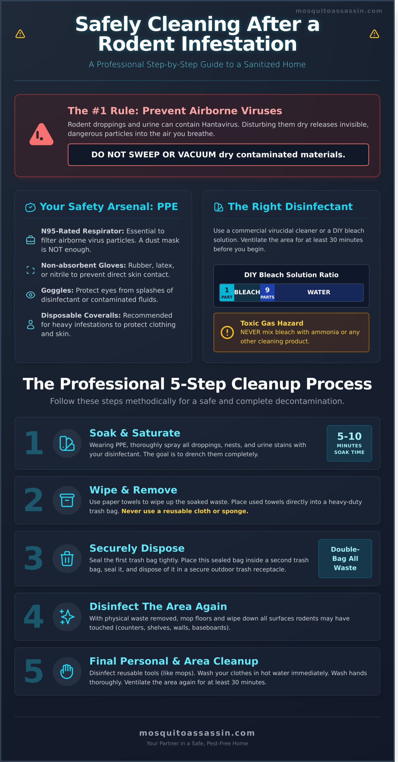 Cleaning After a Rodent Infestation: A Complete Safety Guide