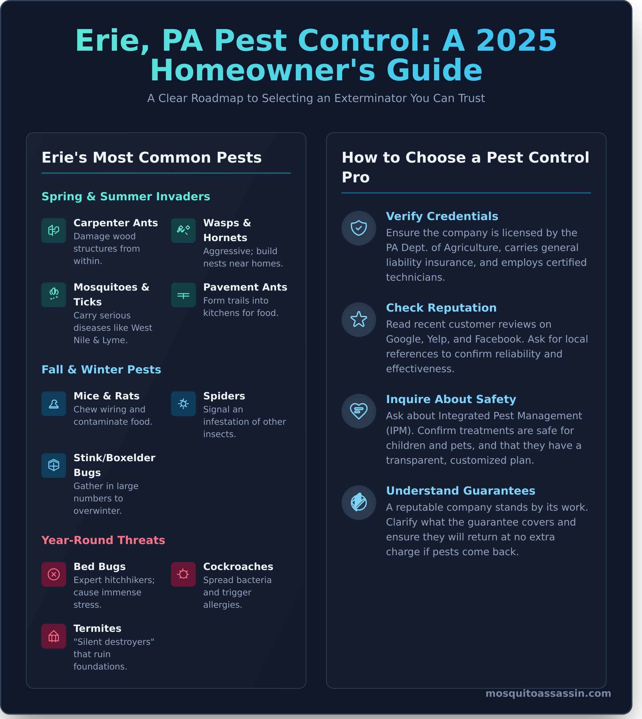 Pest Control Erie PA: A 2026 Guide to Choosing the Best Exterminator