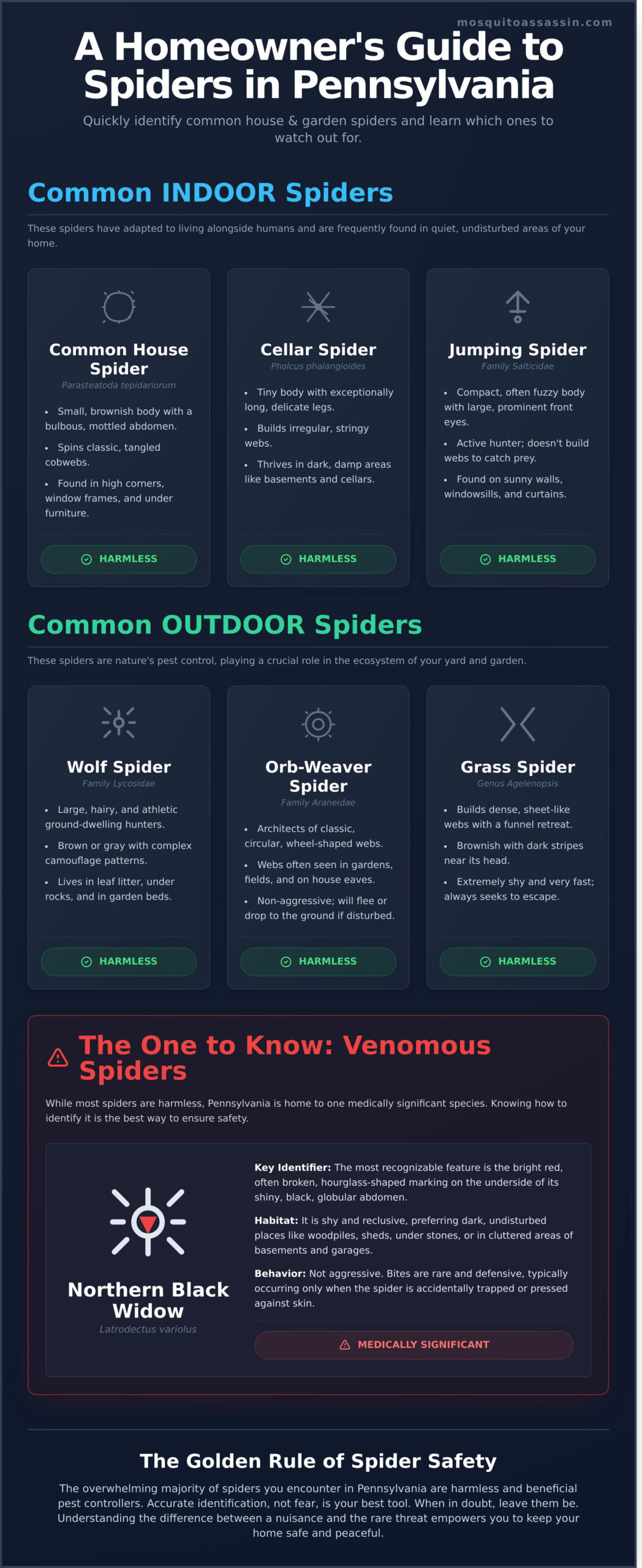 Spider Identification Pennsylvania: A Complete Guide with Pictures