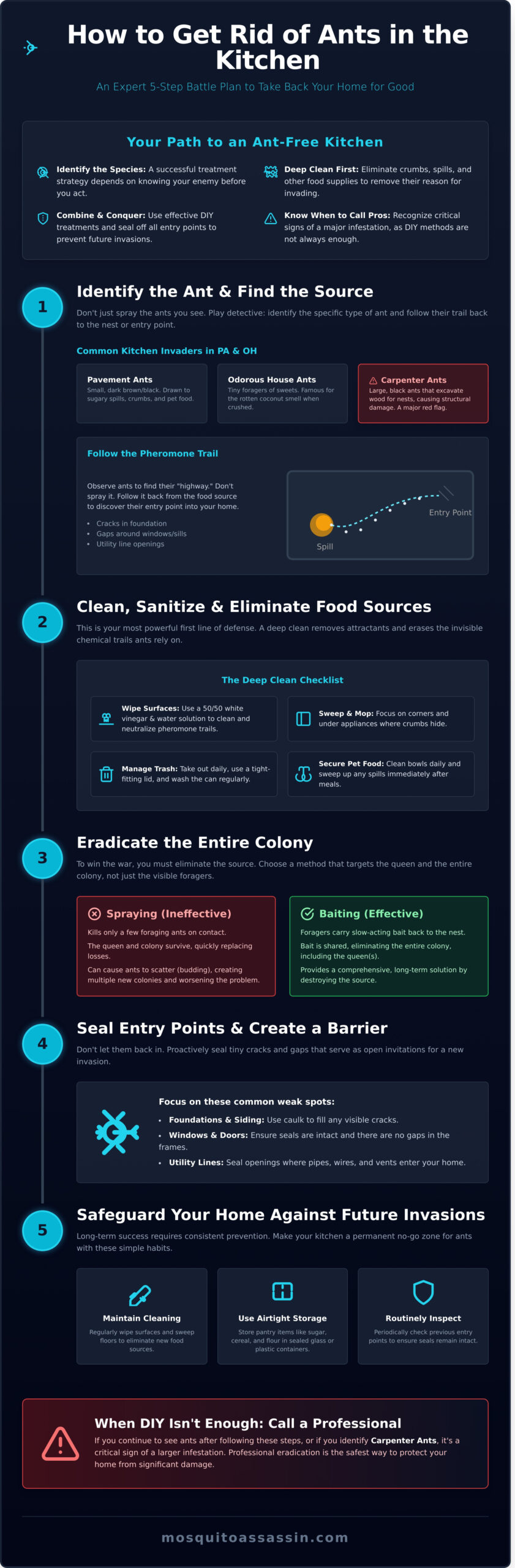 How to Get Rid of Ants in the Kitchen: An Expert’s 5-Step Guide