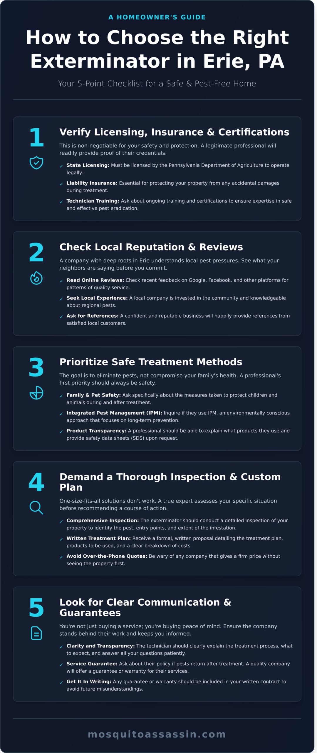 Your Guide to Choosing the Best Exterminator in Erie, PA