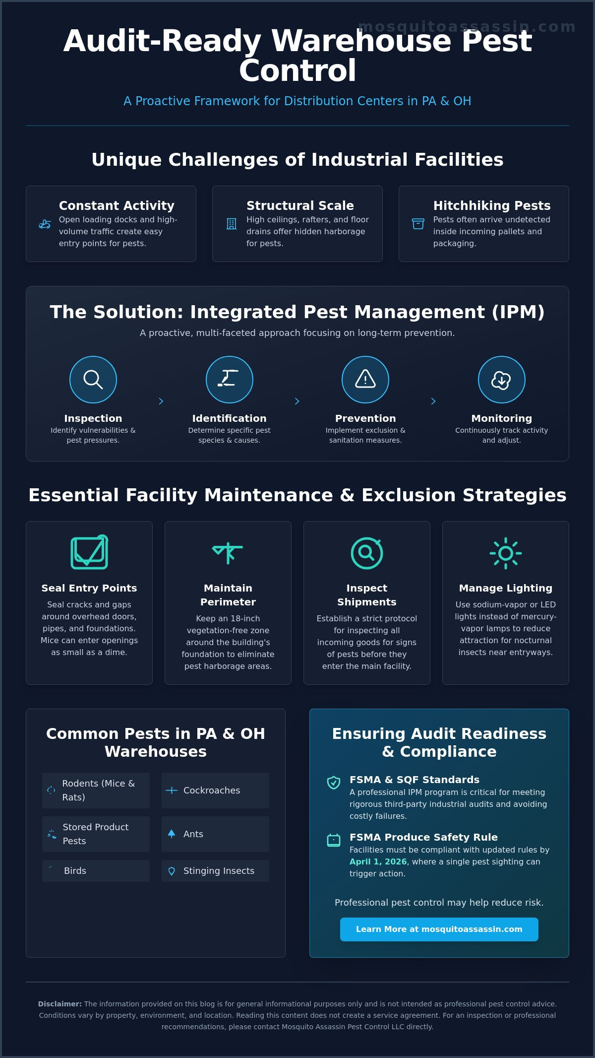 Warehouse Pest Control Solutions: A Comprehensive Guide for Logistics Facilities