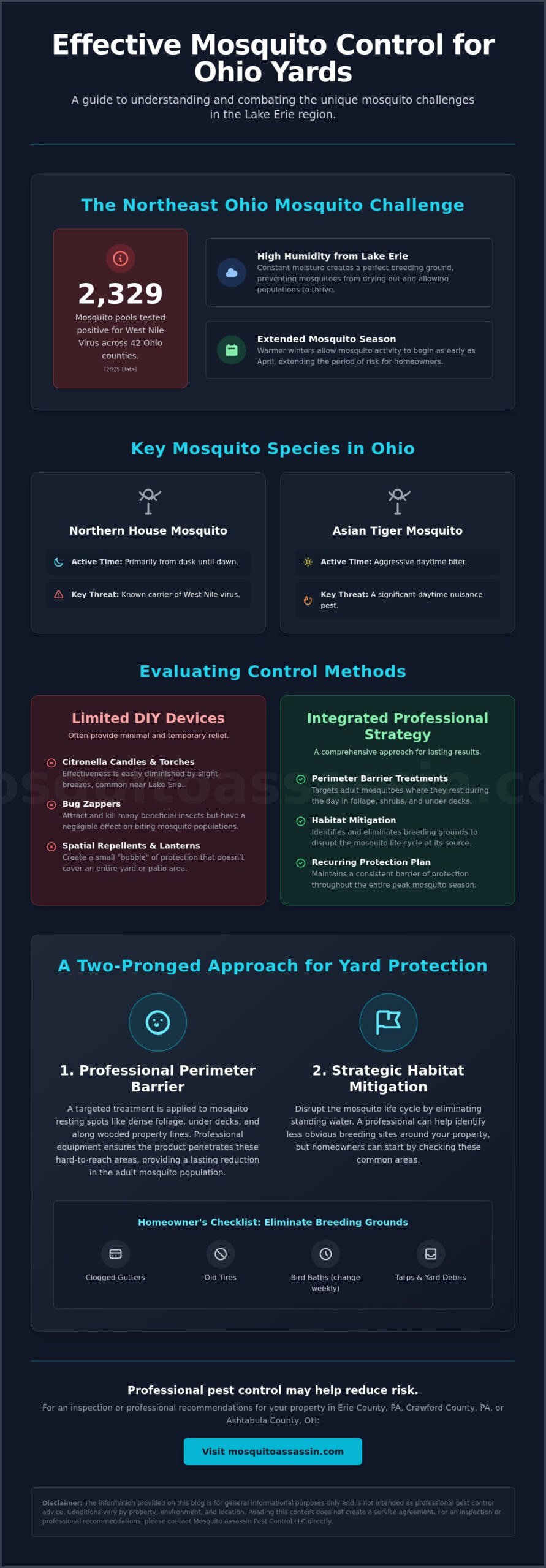 Best Mosquito Control for Yards in Ohio: 2026 Homeowner Guide