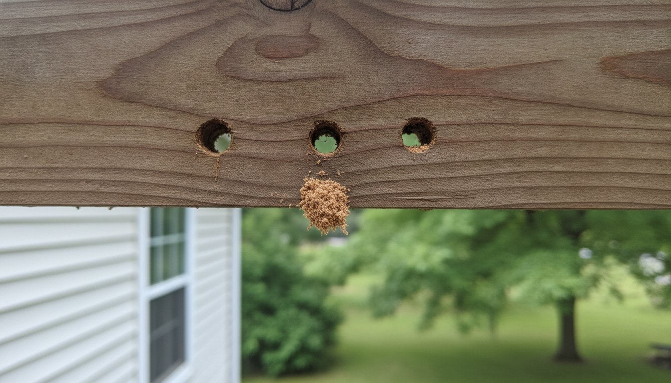 Carpenter Bee Damage in Crawford County: Identification and Prevention Guide