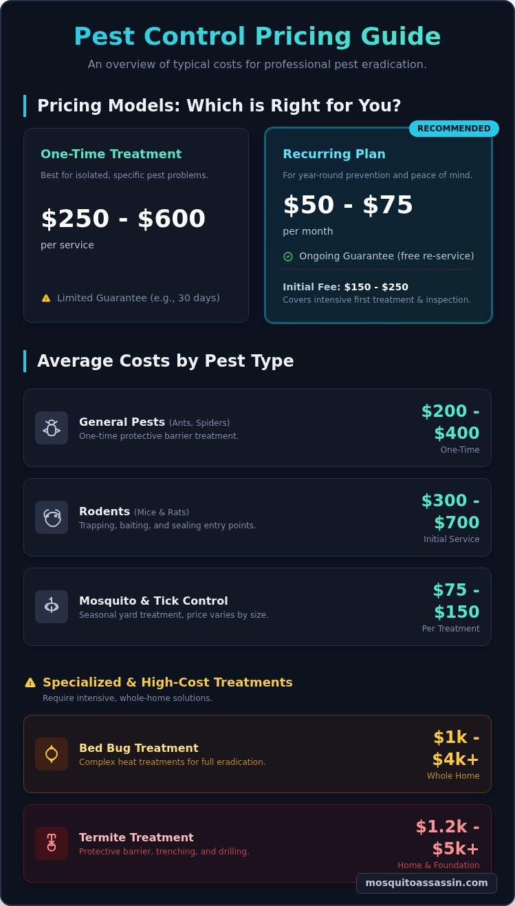 Pest Control Prices: How Much Should You Expect to Pay?