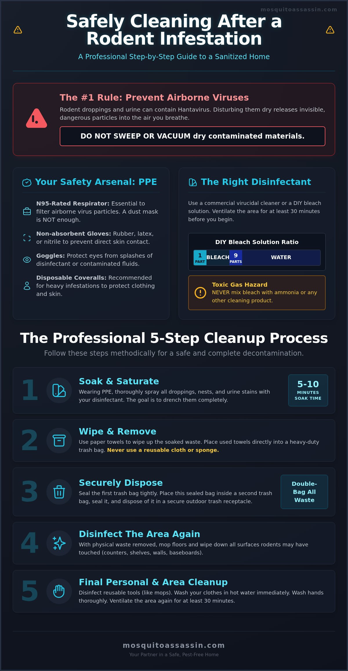 Cleaning After a Rodent Infestation: A Complete Safety Guide