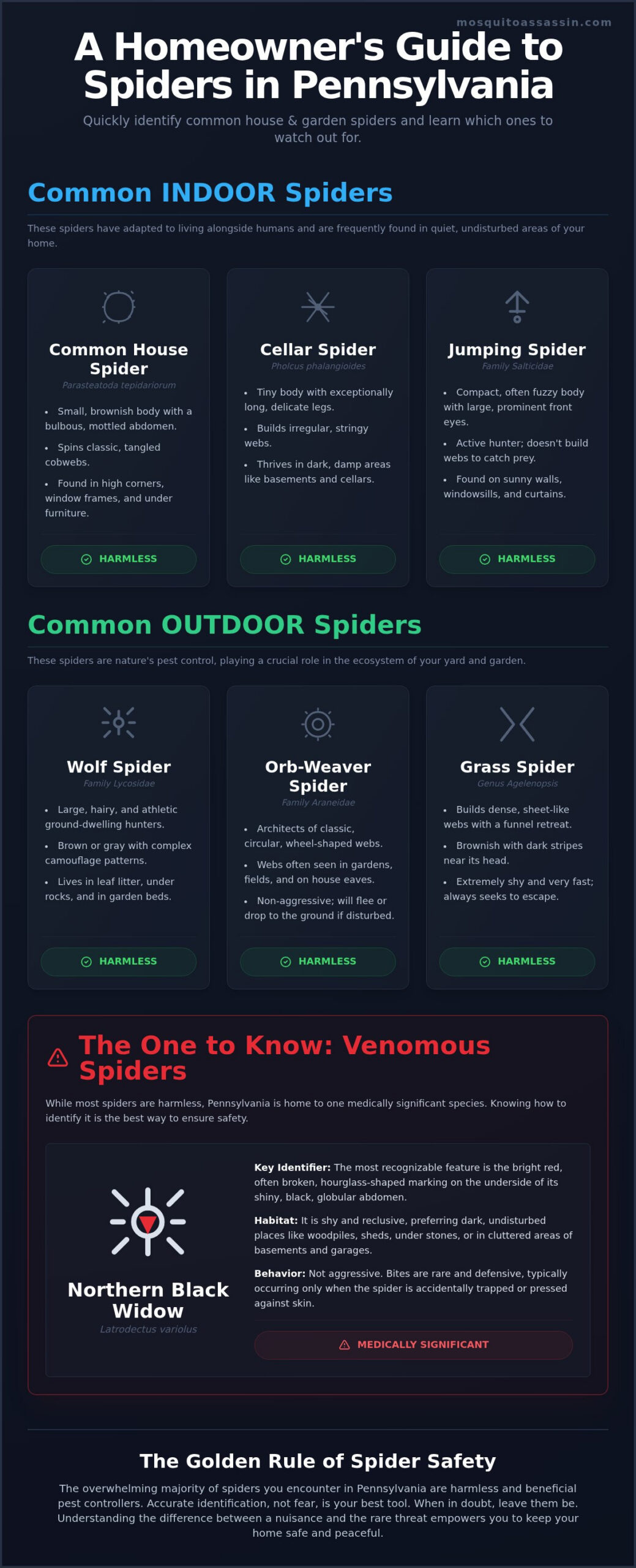 Spider Identification Pennsylvania: A Complete Guide with Pictures
