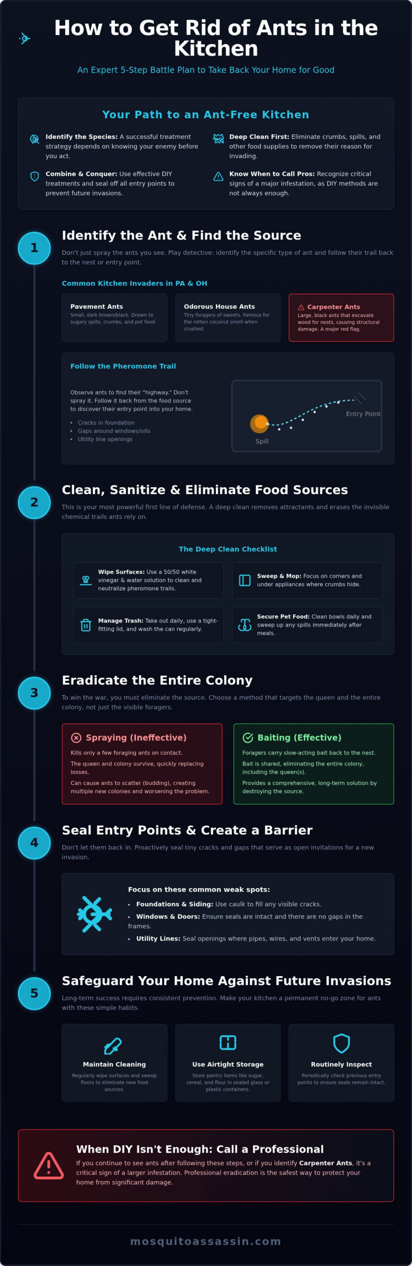 How to Get Rid of Ants in the Kitchen: An Expert's 5-Step Guide