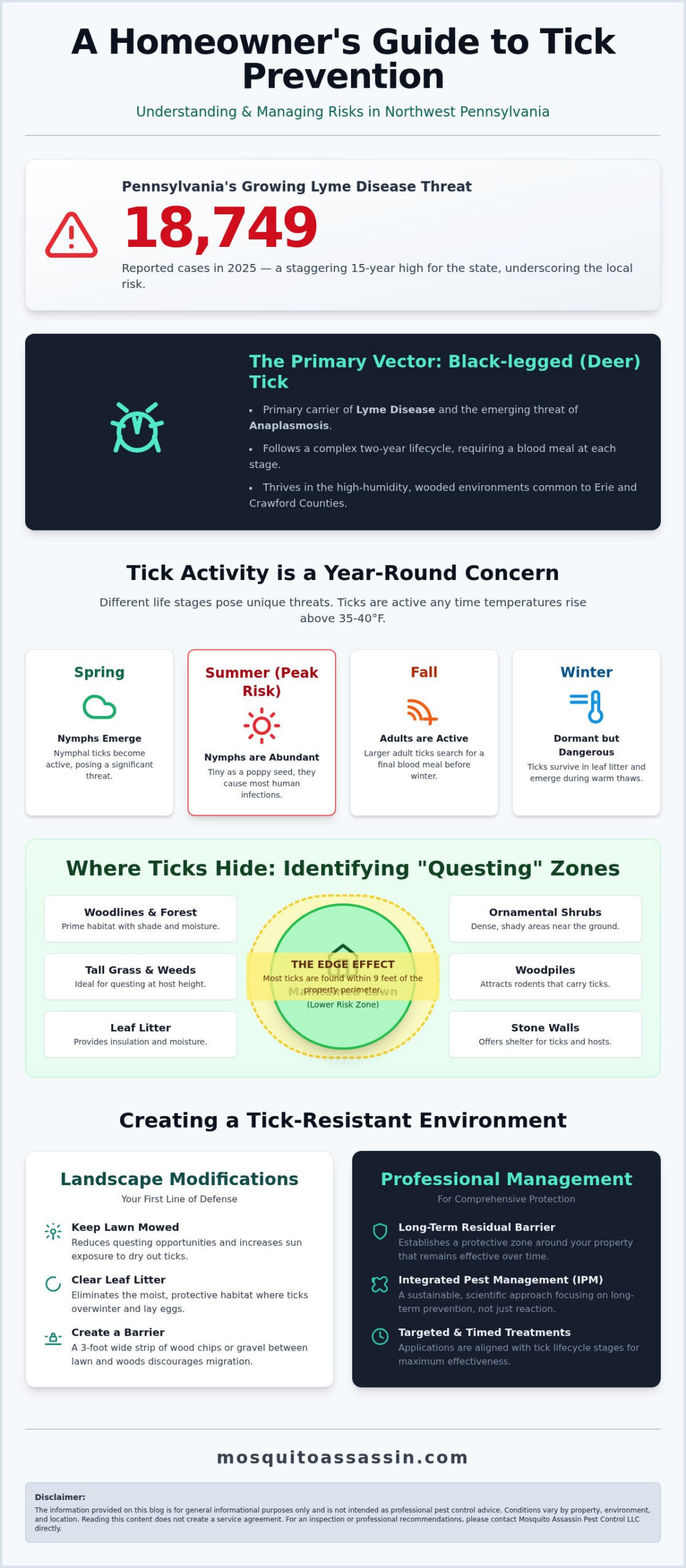 Strategic Tick Control Guide for Erie, PA Property Owners