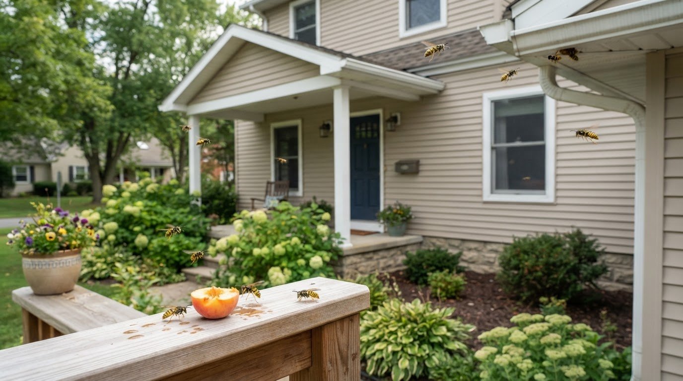 Why Are There So Many Wasps Around My House? Common Causes Explained